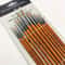 PrecisionArt 12 Piece Artist Paint Brush Set Nylon Detail Painting Brushes 7