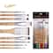 BeginnerPro Nylon Paint Brush Set For Acrylic Watercolor And Oil Painting 0