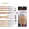 BeginnerPro Nylon Paint Brush Set For Acrylic Watercolor And Oil Painting 0