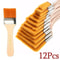 PrecisionFlow 12 Piece Nylon Paint Brush Set For Acrylic Watercolor And Oil Painting 0