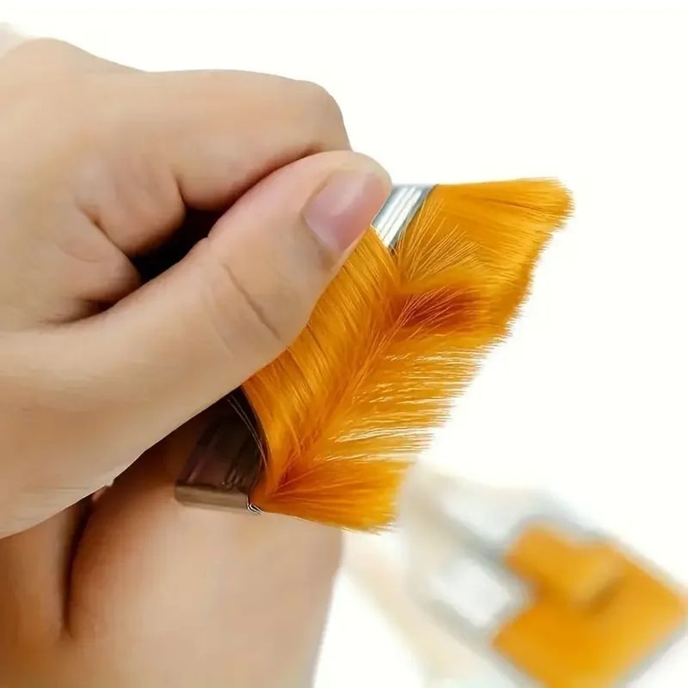 PrecisionFlow 12 Piece Nylon Paint Brush Set For Acrylic Watercolor And Oil Painting 4