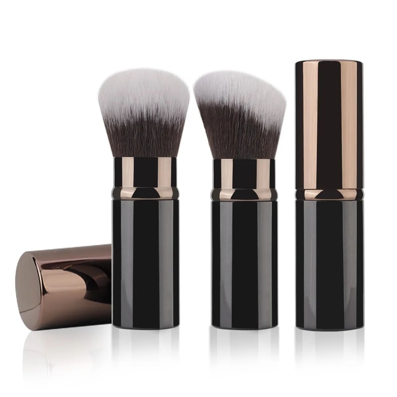Retractable Travel Makeup Brush For Powder Blush And Foundation 8