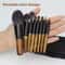 8 Piece Travel Makeup Brush Set With Pouch For Flawless On The Go Beauty 2