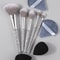 Diamond Handle Makeup Brush And Sponge Set For Flawless Blending And Contouring 3