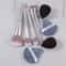 Diamond Handle Makeup Brush And Sponge Set For Flawless Blending And Contouring 6