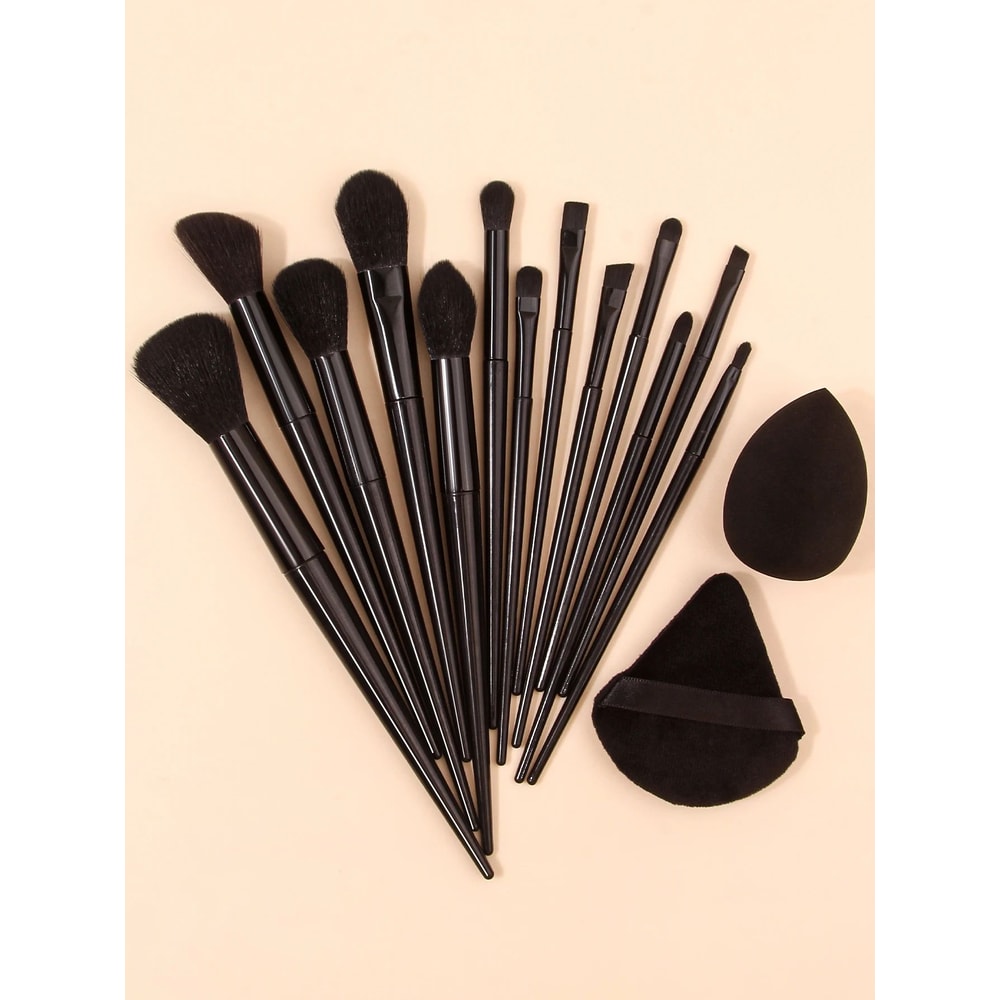 13 Piece Professional Makeup Brush Set With Sponges For Complete Flawless Application 1