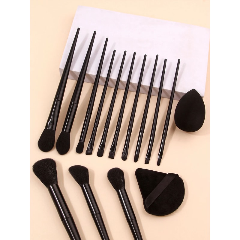 13 Piece Professional Makeup Brush Set With Sponges For Complete Flawless Application 2