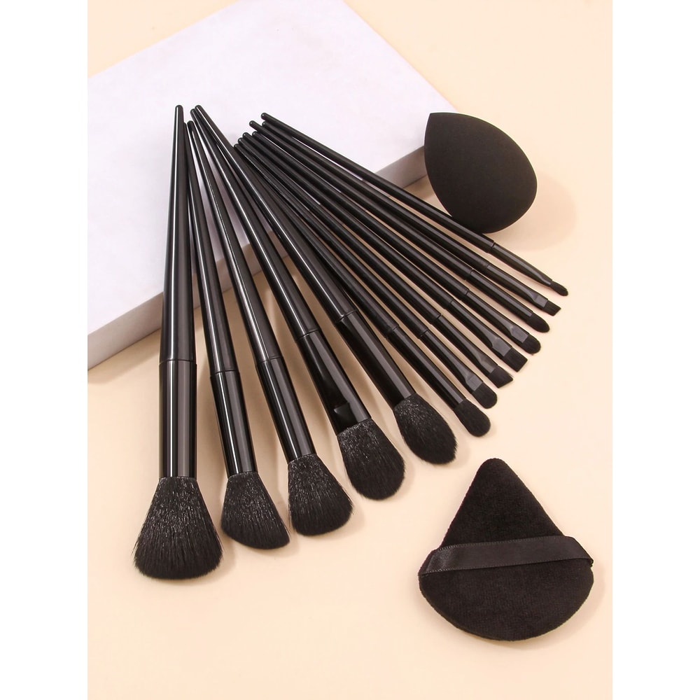 13 Piece Professional Makeup Brush Set With Sponges For Complete Flawless Application 3