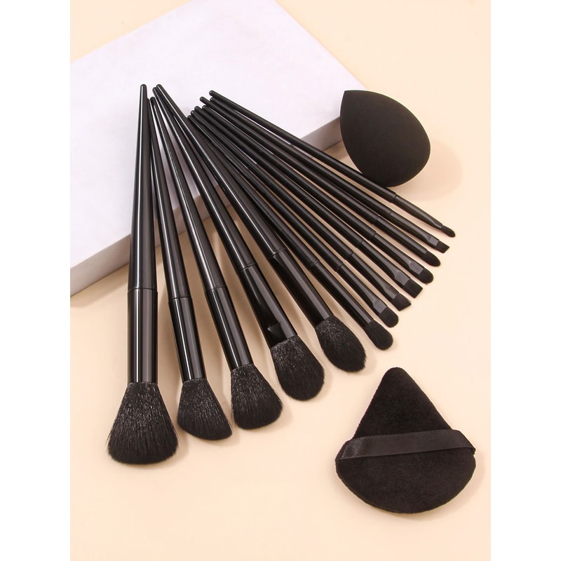 13 Piece Professional Makeup Brush Set With Sponges For Complete Flawless Application 3