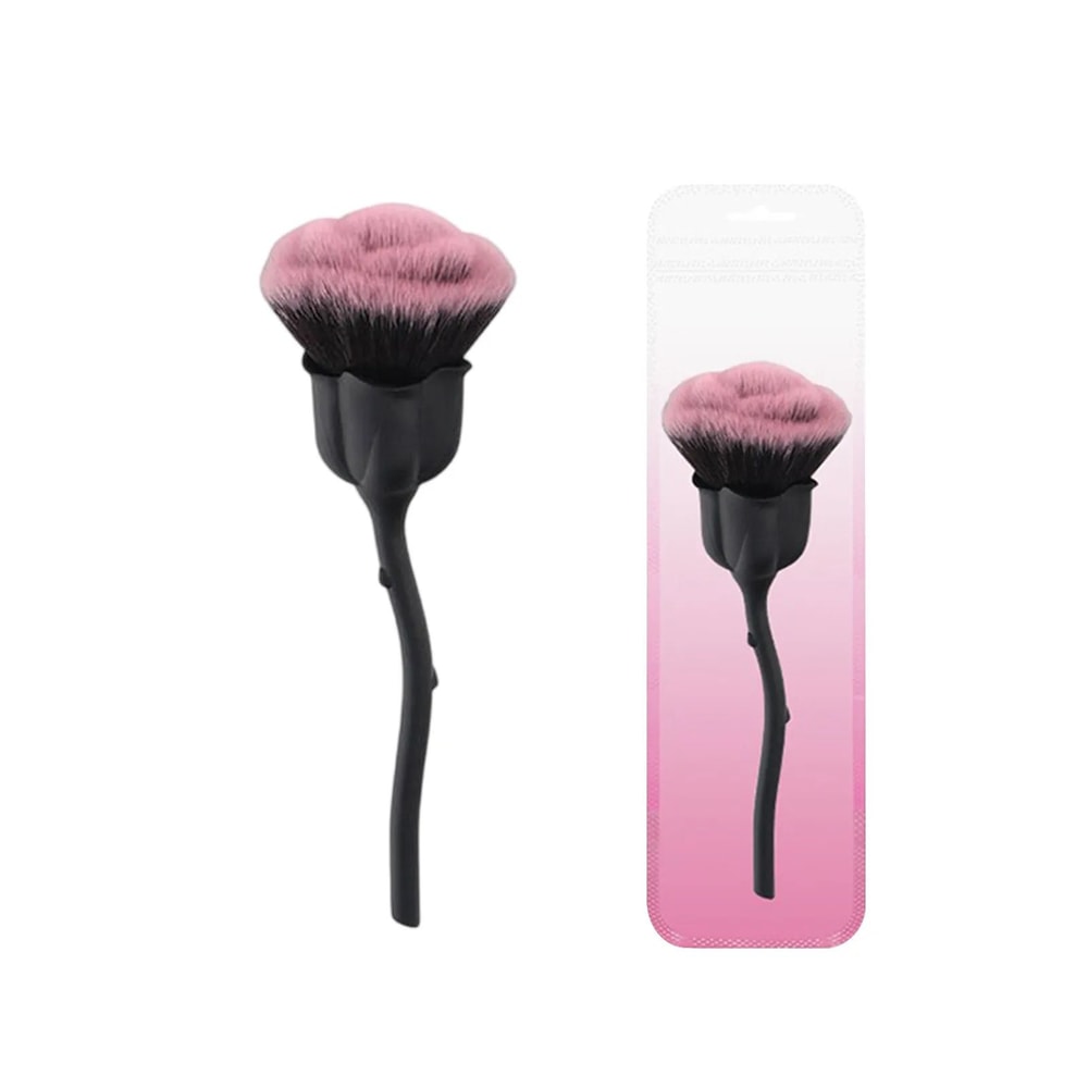 Rose Shaped Powder Makeup Brush For Flawless Soft Finish 9