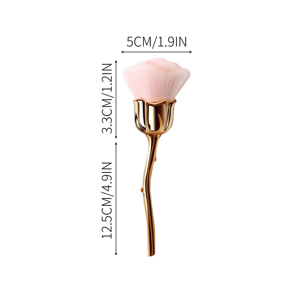 Rose Shaped Powder Makeup Brush For Flawless Soft Finish 1