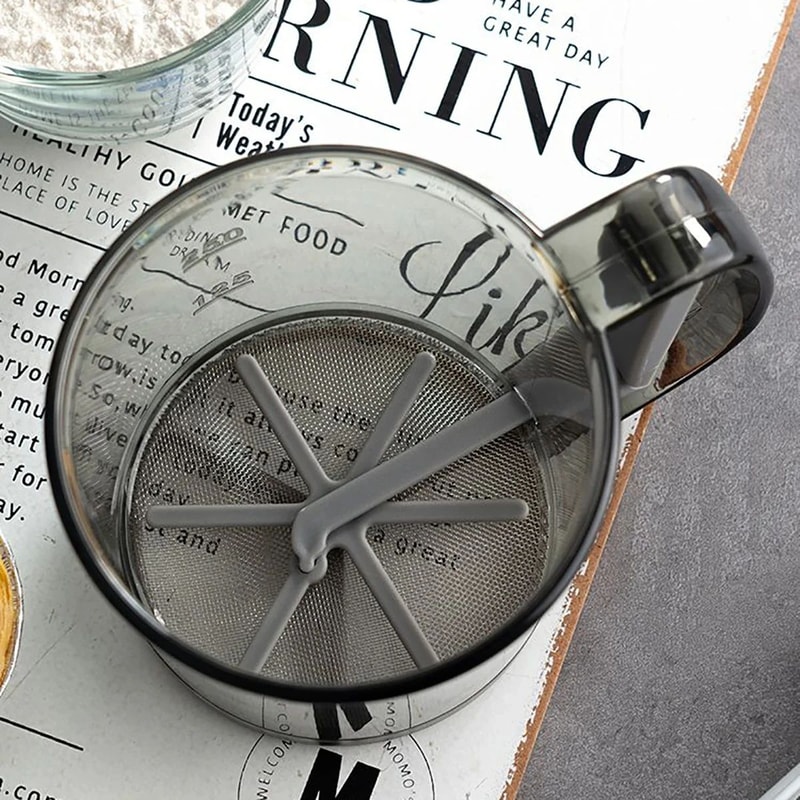 Semi Automatic Flour Sifter With Scale For Smooth Baking Results 4