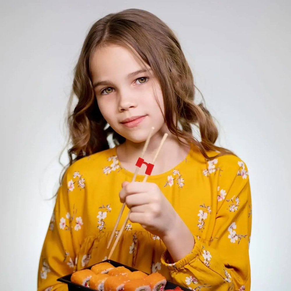 Reusable Chopstick Training Helper Set For Kids And Beginners Easy Grip Practice 1