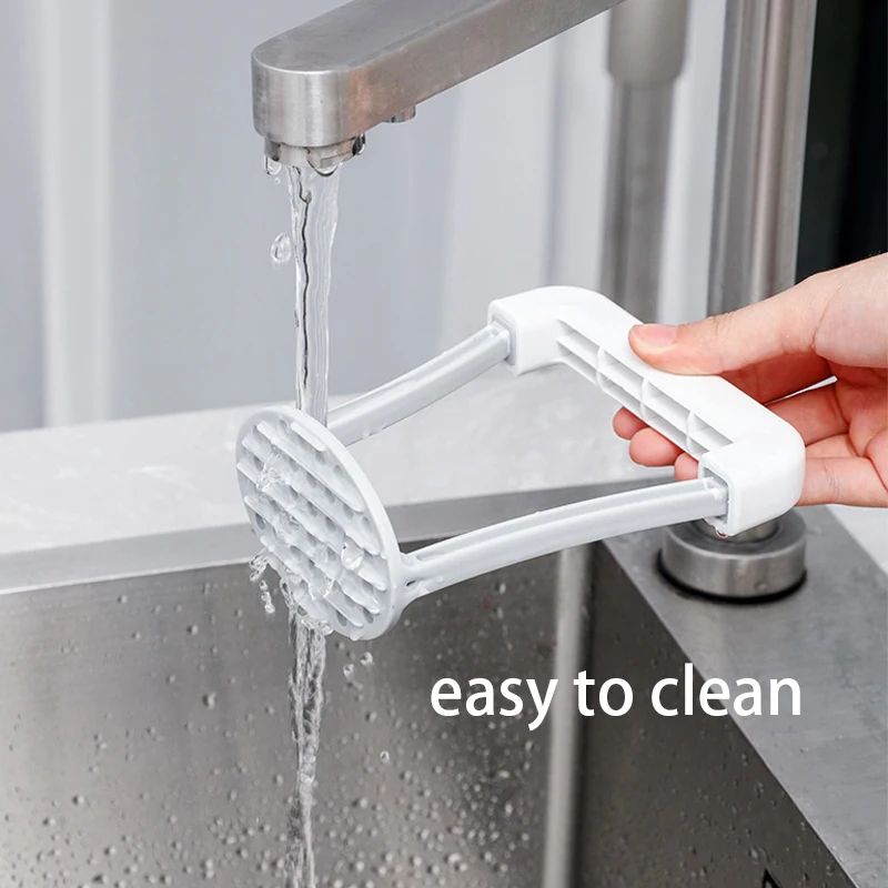 Manual Potato Masher And Ricer Tool For Smooth Vegetables And Easy Kitchen Prep 4