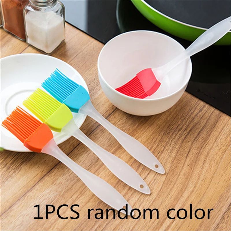 Heat Resistant Silicone Oil Brush For Cooking Baking And BBQ Grilling 10