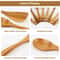 10 Piece Teak Wooden Cooking Utensil Set For Non Stick Kitchen Use 2