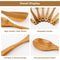 10 Piece Teak Wooden Cooking Utensil Set For Non Stick Kitchen Use 2