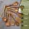 10 Piece Teak Wooden Cooking Utensil Set For Non Stick Kitchen Use 4