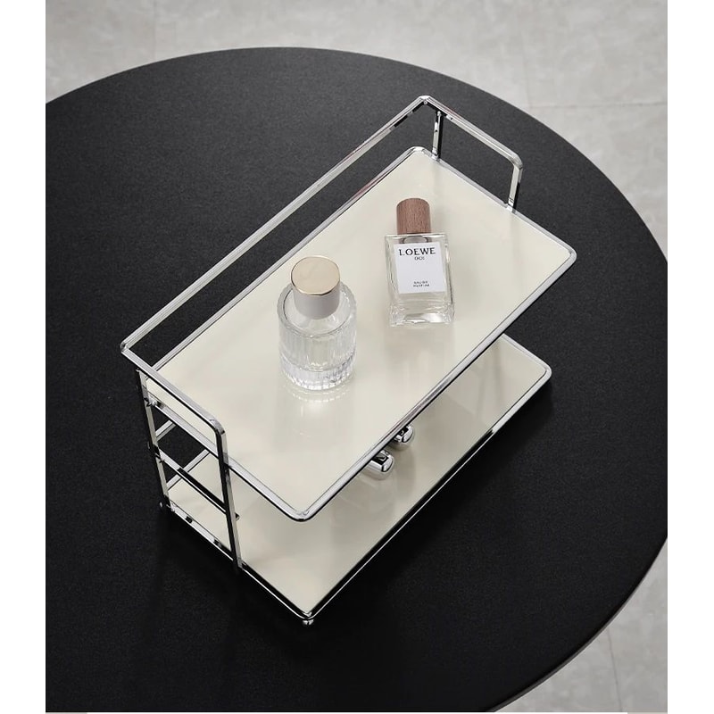 Double Layer Acrylic Storage Rack Multifunctional Desktop Organizer 0