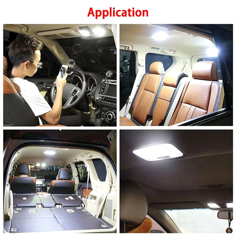 36 LED Car Interior Light Bright 12V Dome Reading Lamp With Switch 3