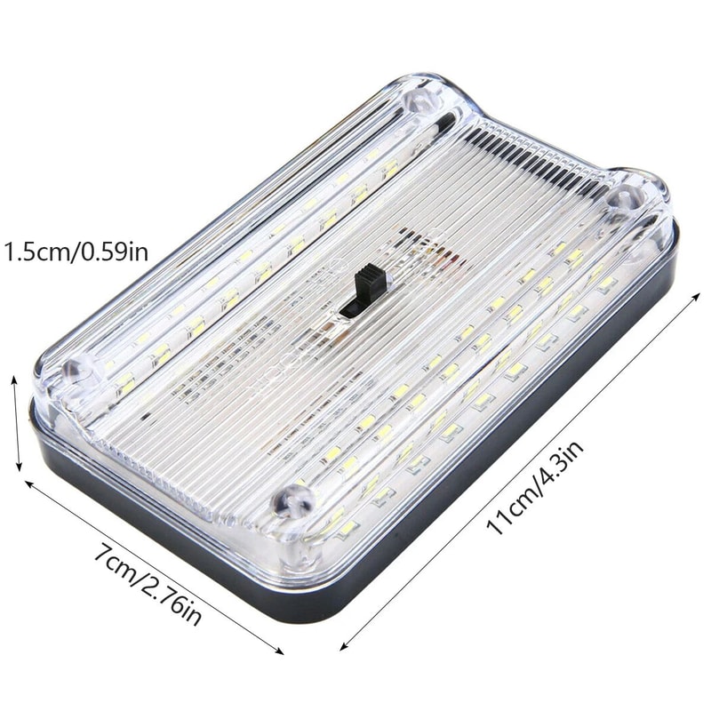 36 LED Car Interior Light Bright 12V Dome Reading Lamp With Switch 5