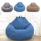 Lazy Sofa Cover Bean Bag Chair Cover Comfortable Floor Lounger Cover 2