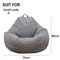 Lazy Sofa Cover Bean Bag Chair Cover Comfortable Floor Lounger Cover 11