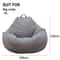Lazy Sofa Cover Bean Bag Chair Cover Comfortable Floor Lounger Cover 13