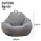 Lazy Sofa Cover Bean Bag Chair Cover Comfortable Floor Lounger Cover 13