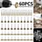 60 Piece Rotary Tool Wire Brush Set Rust Removal And Polishing Kit 0