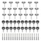 60 Piece Rotary Tool Wire Brush Set Rust Removal And Polishing Kit 1