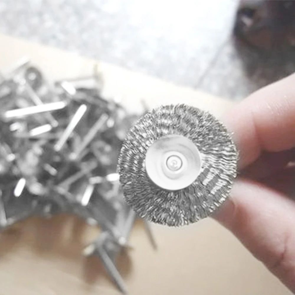 60 Piece Rotary Tool Wire Brush Set Rust Removal And Polishing Kit 4