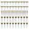 60 Piece Rotary Tool Wire Brush Set Rust Removal And Polishing Kit 7