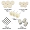 Wool Felt Polishing Wheel Set Rotary Tool Buffing Kit For Metal And Jewelry 6