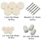 Wool Felt Polishing Wheel Set Rotary Tool Buffing Kit For Metal And Jewelry 7