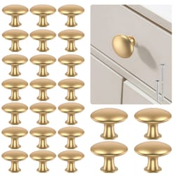 25 piece gold drawer knob set zinc alloy cabinet handle pulls