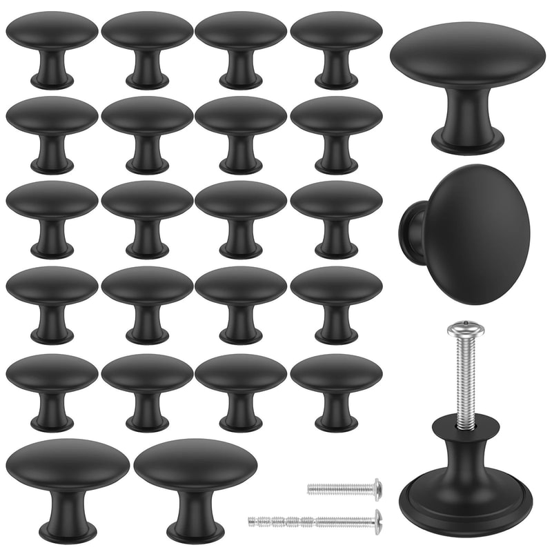 25 Piece Gold Drawer Knob Set Zinc Alloy Cabinet Handle Pulls 7
