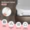Adjustable Bed Sheet Straps Mattress Holder Clips Elastic Sheet Fasteners Set 2