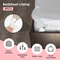 Adjustable Bed Sheet Straps Mattress Holder Clips Elastic Sheet Fasteners Set 2