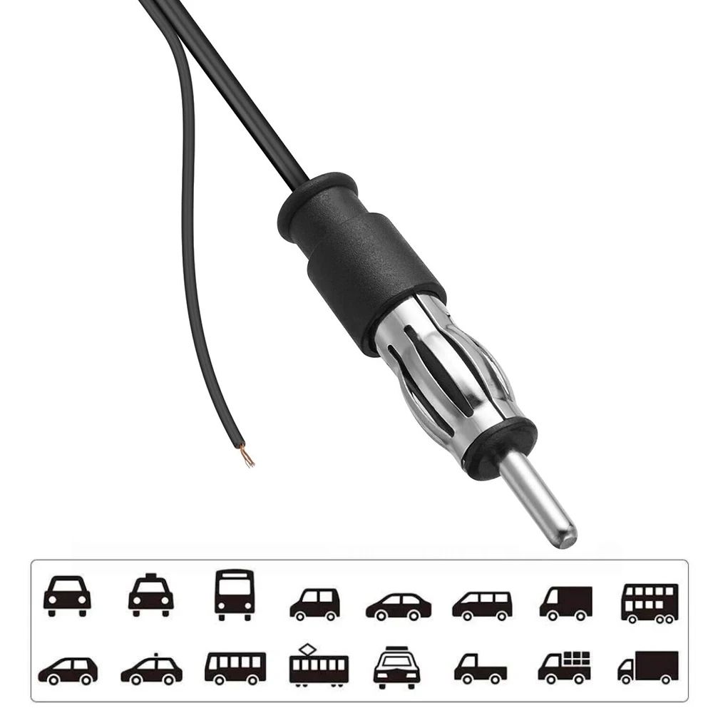 Universal Hidden Car Radio Antenna Amplified AM FM Signal Booster Kit 4