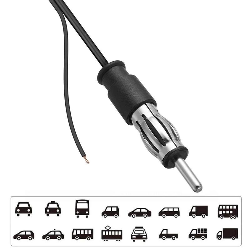 Universal Hidden Car Radio Antenna Amplified AM FM Signal Booster Kit 4