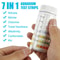 7 In 1 Aquarium Water Test Strips Kit For Accurate Fish Tank Monitoring 0