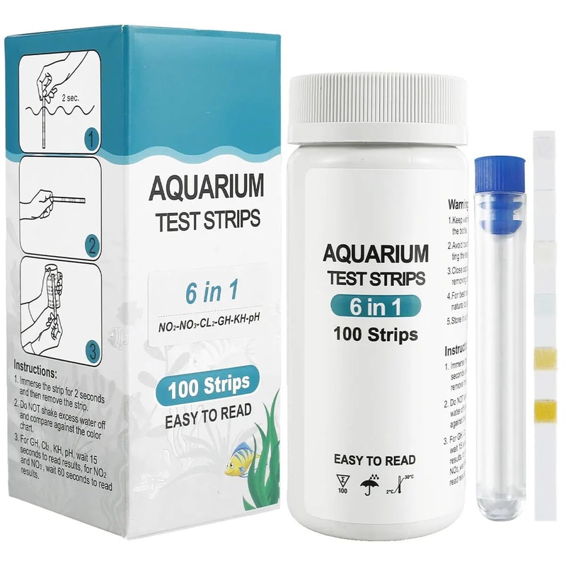 7 In 1 Aquarium Water Test Strips Kit For Accurate Fish Tank Monitoring 7