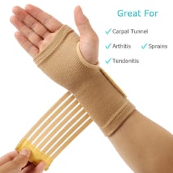 elastic wrist support band for pain relief and sports protection
