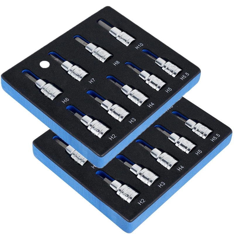Hex Bit Socket Set 3 8 Drive Allen Key Tool Kit For Precision Repairs 7