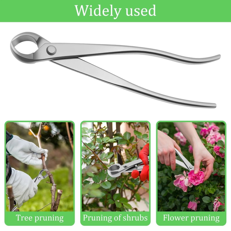 Bonsai Pruning Tool Kit Stainless Steel Precision Gardening Set 2
