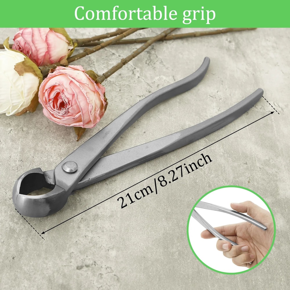 Bonsai Pruning Tool Kit Stainless Steel Precision Gardening Set 6