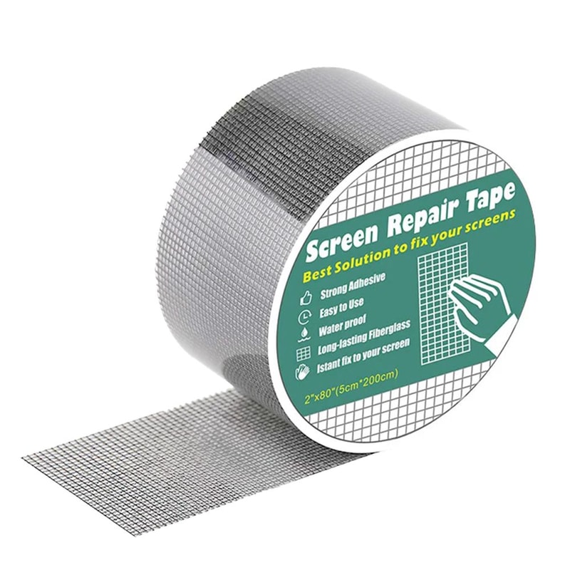 Window Screen Repair Tape Mesh Patch For Easy Door And Screen Fix 6