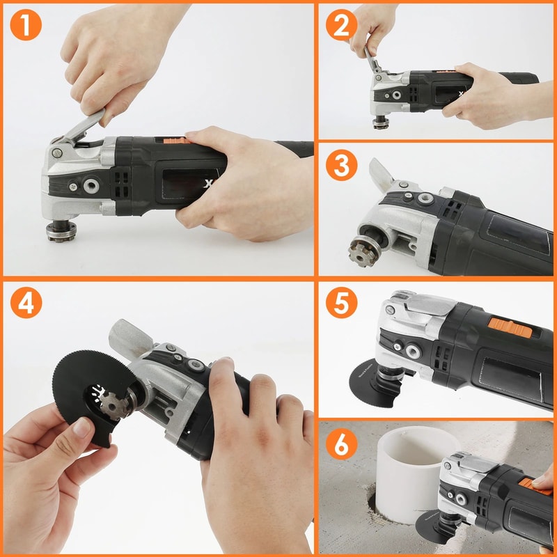 Oscillating Saw Blade Set For Wood Cutting And Precision Renovation 3