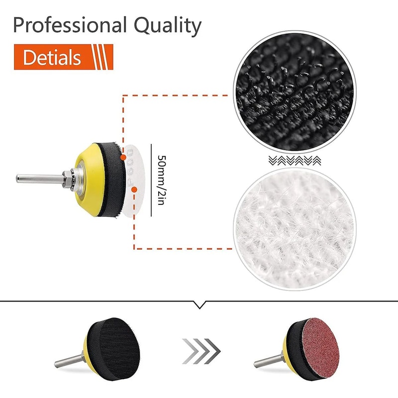 Sandpaper Disc Set For Headlight Restoration And Precision Polishing 5
